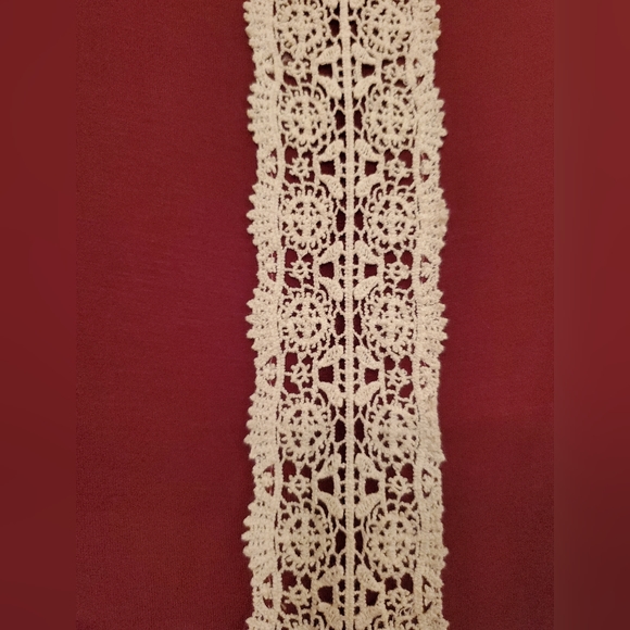 Long Sleeve Tunic Top - Burgundy Stripe L - Picture 4 of 4